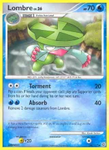 Lombre · Secret Wonders Pokémon card