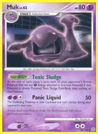Muk #56 · Secret Wonders Pokémon card