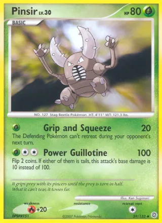 Pinsir #59 · Secret Wonders Pokémon card