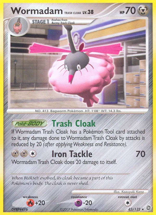 Wormadam Trash Cloak full card art