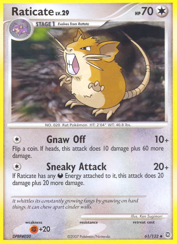 Raticate full card art