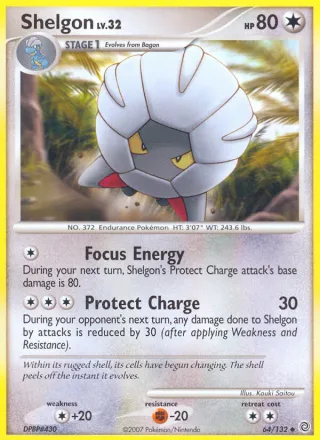 Shelgon #64 · Secret Wonders Pokémon card
