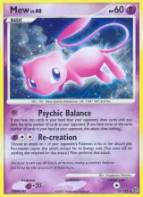 Mew · Secret Wonders Pokémon card