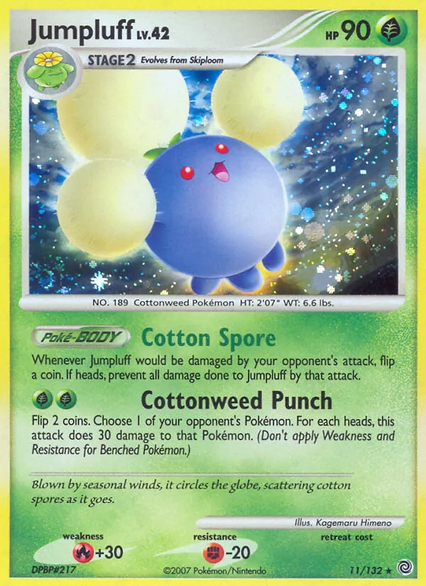 Jumpluff full card art