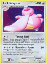 Lickilicky · Secret Wonders Pokémon card