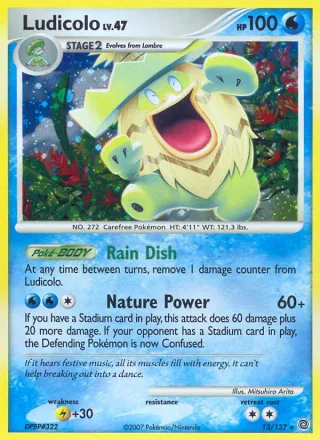 Ludicolo #13 · Secret Wonders Pokémon card