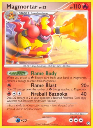 Magmortar #31 · Secret Wonders Pokémon card