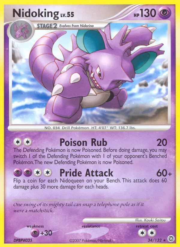 Nidoking full card art