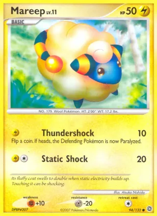Mareep #94 · Secret Wonders Pokémon card