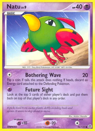 Natu #96 · Secret Wonders Pokémon card