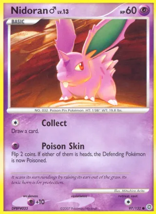 Nidoran♂ #97 · Secret Wonders Pokémon card