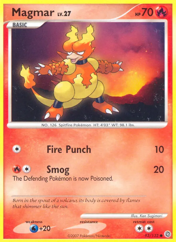 Magmar full card art