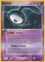 Unown · Unseen Forces Unown Collection Pokémon card