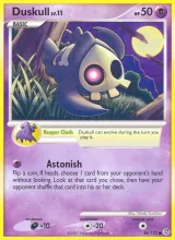 Duskull · Secret Wonders Pokémon card