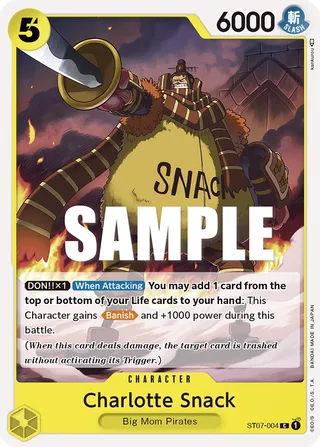 Charlotte Snack #ST07-004 · ST-07: Starter Deck 7 Big Mom Pirates One Piece card