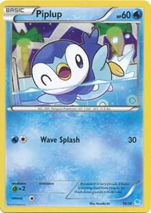 Piplup #16 · XY trainer Kit (Suicune) Pokémon card