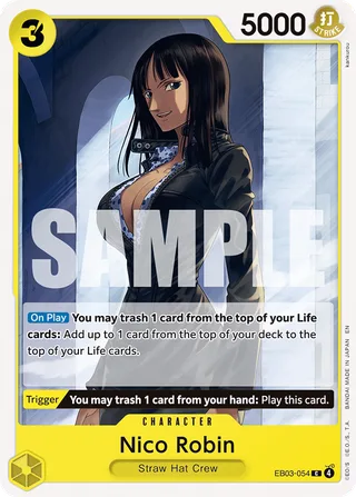 Nico Robin #EB03-054 · Extra Booster: One Piece Heroines Edition One Piece card