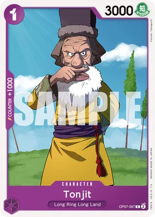 Tonjit #OP07-067 · 500 Years in the Future Pre-Release Cards One Piece card