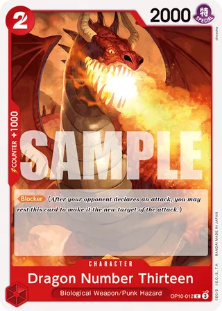 Dragon Number Thirteen #OP10-012 · Royal Blood One Piece card