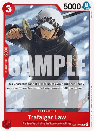 Trafalgar Law #EB04-005 · Adventure on Kami's Island One Piece card