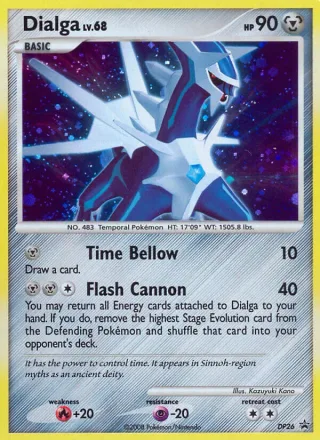 Dialga #DP26 · DP Black Star Promos Pokémon card