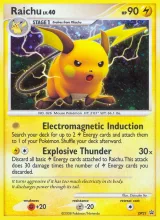 Raichu · DP Black Star Promos Pokémon card