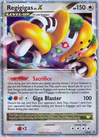 Regigigas #DP30 · DP Black Star Promos Pokémon card