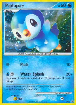 Piplup #DP03 · DP Black Star Promos Pokémon card