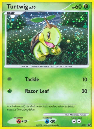 Turtwig #DP01 · DP Black Star Promos Pokémon card