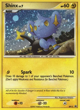 Shinx #DP15 · DP Black Star Promos Pokémon card