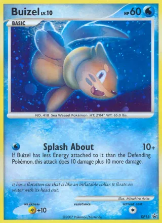 Buizel #DP13 · DP Black Star Promos Pokémon card
