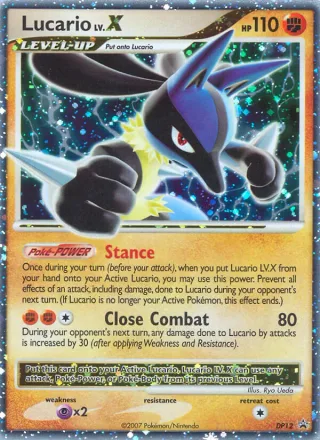 Lucario #DP12 · DP Black Star Promos Pokémon card