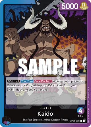 Kaido #OP01-061 · Romance Dawn One Piece card
