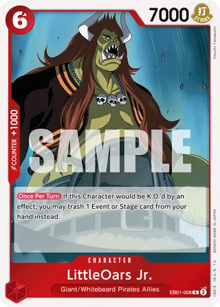 LittleOars Jr. #EB01-008 · Extra Booster: Memorial Collection One Piece card
