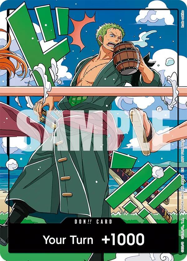 DON!! Card (World United) (Zoro) full card art