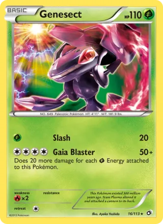 Genesect #16 · Legendary Treasures Pokémon card