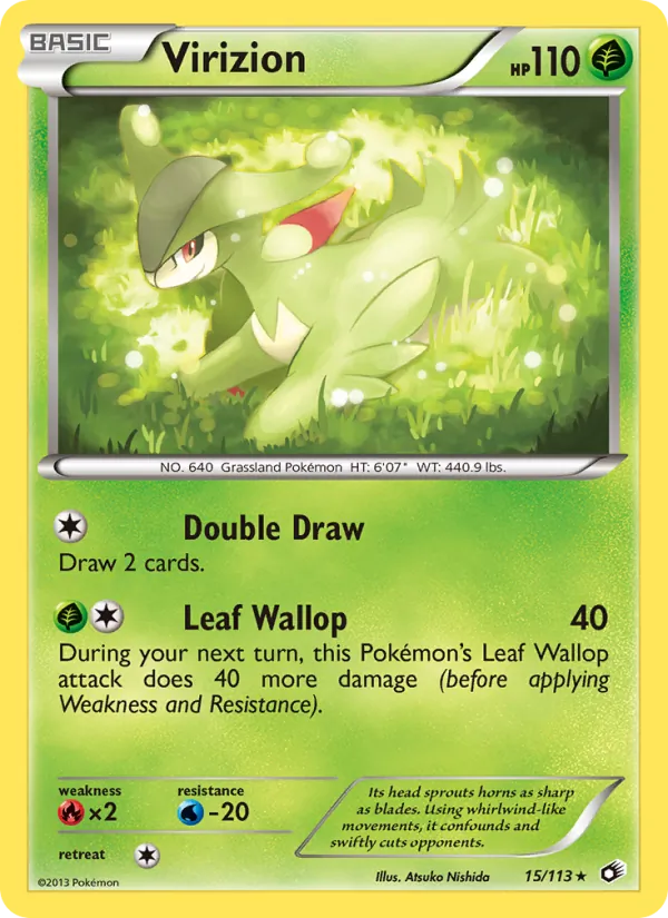 Virizion full card art