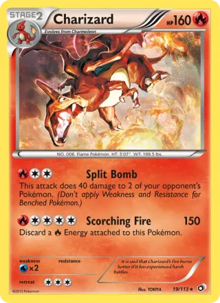 Charizard #19 · Legendary Treasures Pokémon card