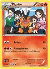 Pignite · Legendary Treasures Pokémon card