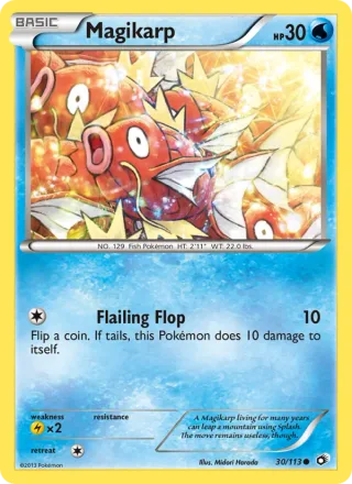 Magikarp #30 · Legendary Treasures Pokémon card