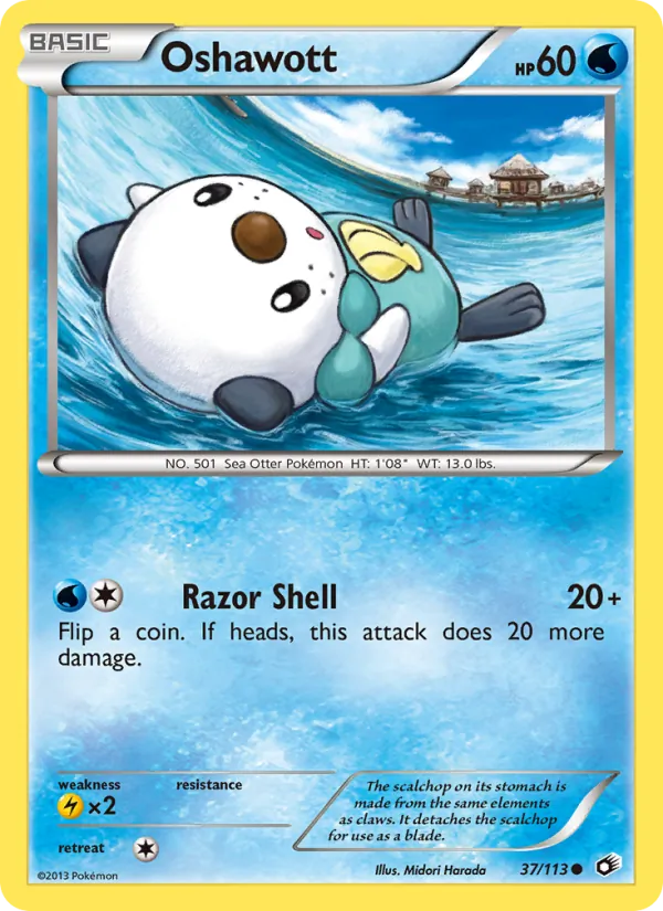 Oshawott full card art