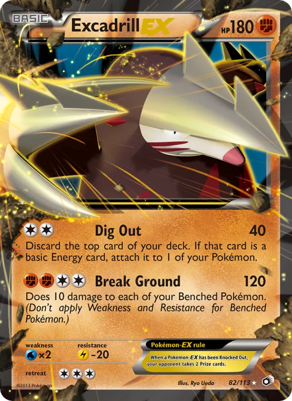 Excadrill-EX full card art