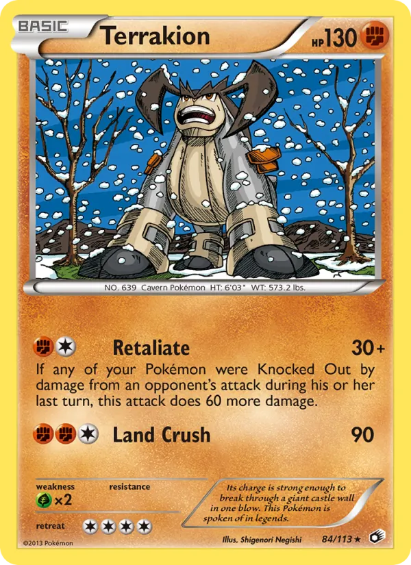 Terrakion full card art