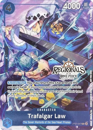 Trafalgar Law (CS 25-26 Regionals Textured Chase Promo) #OP07-047-cs-25-26-regionals-textured-chase-promo · One Piece Promotion Cards One Piece card