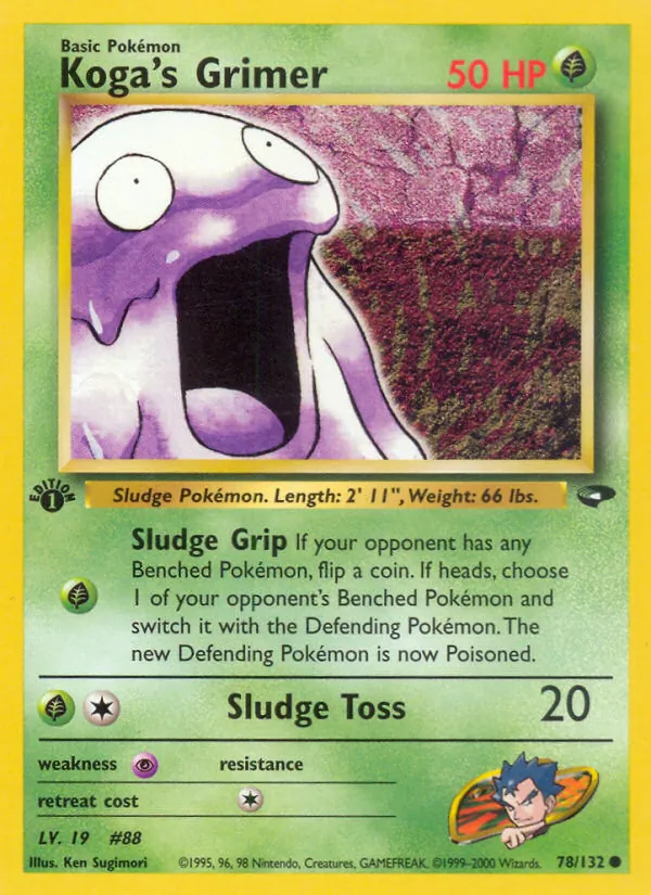 Koga's Grimer full card art
