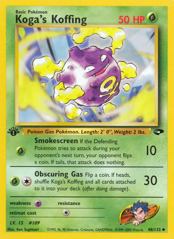 Koga's Koffing full card art
