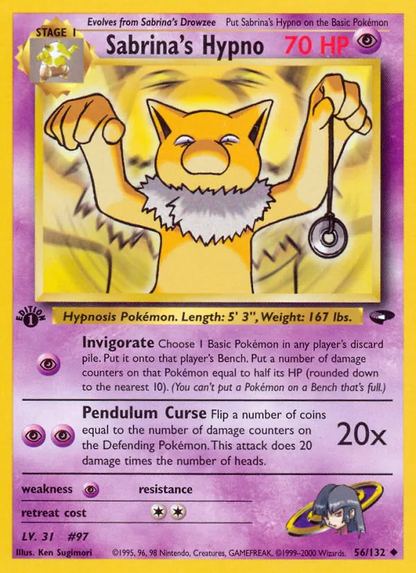 Sabrina's Hypno full card art