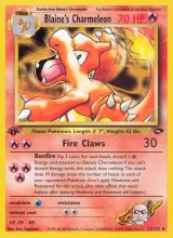 Blaine's Charmeleon · Gym Challenge Pokémon card