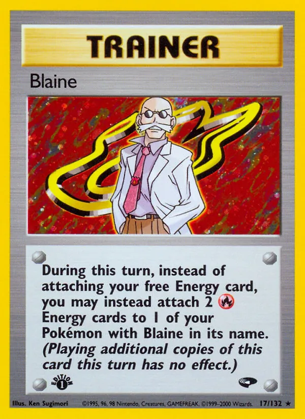 Blaine full card art