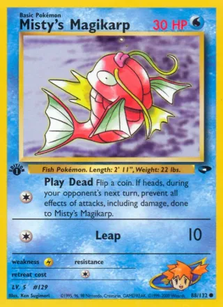 Misty's Magikarp #88 · Gym Challenge Pokémon card